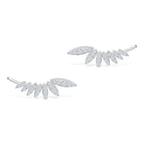 Climber Earrings of Leaves