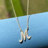 Diamond Initial Necklace
