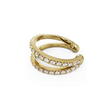 Double Pavé Ear Cuff