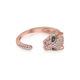 Jaguar Pavé Open Ring