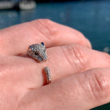 Jaguar Pavé Open Ring