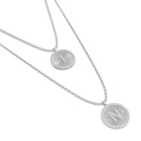 Radial Double Initial Necklace