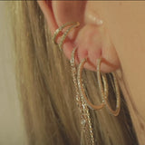 Double Pavé Ear Cuff