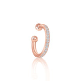 Diamond ear cuff Fits most ears, no piercing required! Available in 18k solid yellow, rose and white gold.