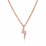 18K solid gold Storm necklace, perfect for layering. Available in yellow, rose and white gold