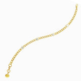 Chain Bracelet with 4 Gemstones