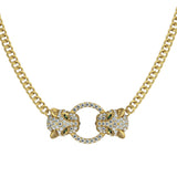 Double Jaguar Pendant