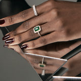 Half Marquise Diamond Ring