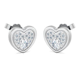 Heart Stud Earrings