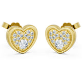 Heart Stud Earrings
