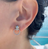 Diamond Jaguar Earrings