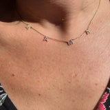 MAMA Diamond Necklace (spaced letters)