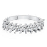 Half Marquise Diamond Ring