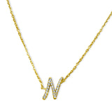 Diamond Initial Necklace