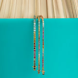 XL Rainbow Tennis Bracelet