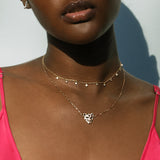 Rainfall Necklace - 11 Diamonds