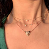 Rainfall Necklace - 11 Diamonds