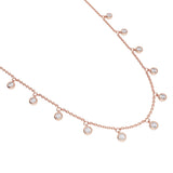 Rainfall Necklace - 11 Diamonds