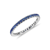 Blue Sapphire Stackable Band