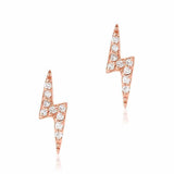 Diamond Storm earrings, 18k Solid Gold