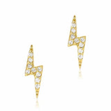 Diamond Storm earrings, 18k Solid Gold