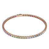 Rainbow Tennis Bracelet