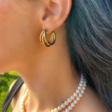 Tribeca Gold Earrings