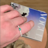 Birthstone Diamond Eternity Ring