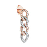 Chain Diamond Earrings