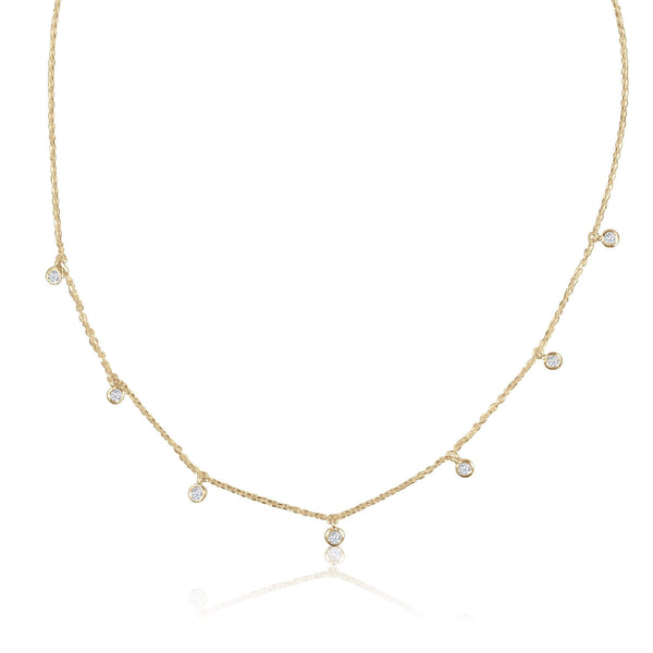 Anushka Sharma Silver Falling Dew Necklace with Box Chain – GIVA Jewellery