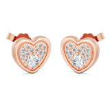 Heart Stud Earrings