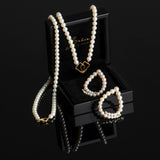 Pearl Necklace Diamond Lock