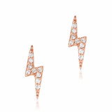 Diamond Storm earrings, 18k Solid Gold 