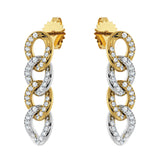 Chain Diamond Earrings
